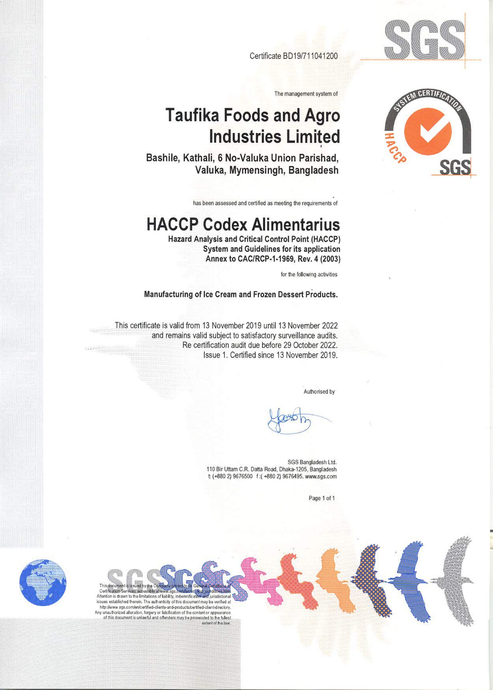 HACCP Certification